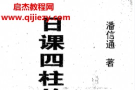 潘信通著日课四柱的选择和预测电子书pdf百度网盘下载学习