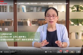 武志红心理学高艳职业生涯规划视频课程30讲百度云网盘下载学习