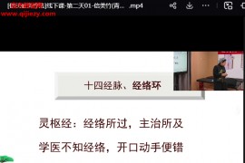 信美竹信氏砭灸疗法视频课程18集百度网盘下载学习