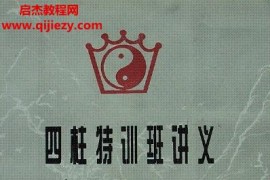 邵伟华四柱特训班讲义2本电子书pdf百度网盘下载学习