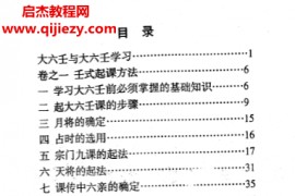 北海闲人著六壬金针电子书pdf百度网盘下载学习