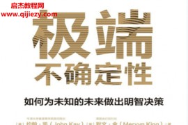 (英)约翰凯默文金合著极端不确定性电子书pdfmobiepub格式百度网盘下载学习