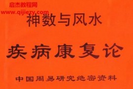 黄一远聂易天著疾病康复论电子书pdf百度网盘下载学习
