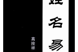 高拴祥姓名易电子书pdf290页百度网盘下载学习