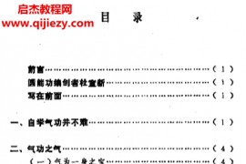 杜宣新著练功要诀及圆能功电子书pdf百度网盘下载学习