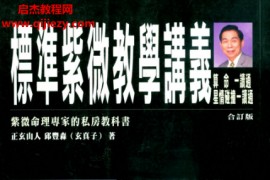 正玄山人邱丰森著标准紫微教学讲义电子书pdf百度网盘下载学习