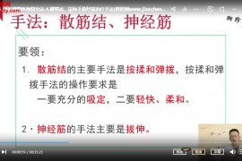 昕阳墨家学派高级班视频课程经筋疗法导引按跷疗法针灸人体开关疗法百度网盘下载学习