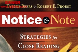 Kylene Beers and RobertEProbst Notice and Note留意与记录英文原版电子书pdfepub格式百度网盘下载学习