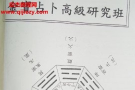 黄金宝占卜高级班研修班视频课程140集配套讲义pdf百度网盘下载学习