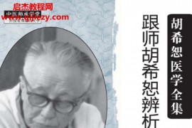 陈雁黎著跟师胡希恕辨析五十证电子书pdf百度网盘下载学习