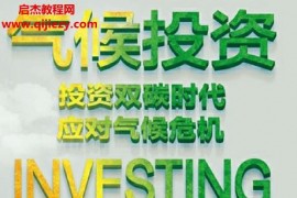 (美)布鲁斯厄舍著气候投资电子书pdfmobiepub格式百度网盘下载学习
