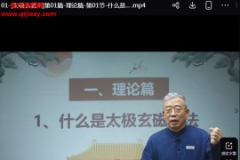王通福太极玄磁术视频课程16集百度网盘下载学习