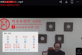 徐丙昕四柱八字用神篇视频课程17集百度网盘下载学习