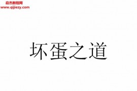 约书亚·佩雷斯著坏蛋之道电子书pdf百度网盘下载学习