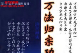 慧乐大师主讲吕延蔚整理万法归宗功电子书pdf百度网盘下载学习