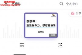 丛非从怼怼课活出生命力怼怼更快乐音频课程课件百度云网盘下载学习