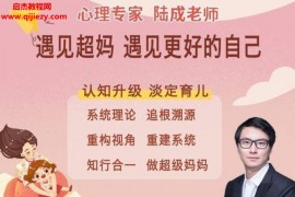 陆成育儿愈己的心理课音频课程46集全百度云网盘下载学习