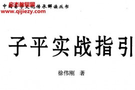 徐伟刚著子平实战指引电子书pdf百度网盘下载学习