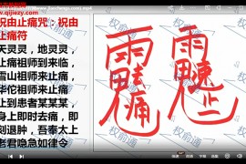 权俞通道术与祝由术视频课程11集天医院执法仙官百度网盘下载学习