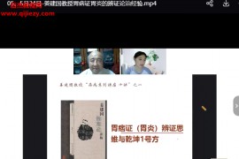 华医世界经方治疗脾胃系统疾病直播集训营经方日诊百人实战班第53期视频课程8集百度网盘下载学习