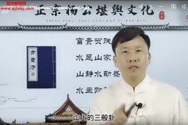 重阳老师4套视频课程合集青囊序杨公堪舆文化都天宝照经撼龙经贪狼星百度网盘下载学习