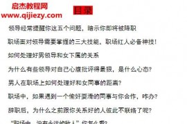 职场问题汇总电子书pdf百度网盘下载学习