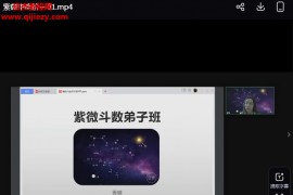 壹糖老师紫微线上弟子研修视频课程11集百度网盘下载学习