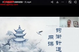 钧衡针道专题网课28集百度网盘下载学习