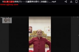 梁荫全黄庭内景功五大排毒系统音视频课程9集百度网盘下载学习