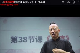 王三锤王氏千金揉骨术视频课程40集百度网盘下载学习