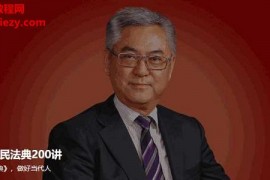 杨立新《民法典200讲》音频课程课件百度网盘下载学习