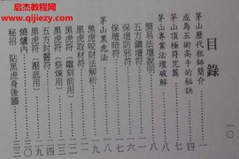 诸葛绫著茅山符訣电子书pdf百度网盘下载学习