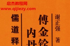 谢正强著傅金铨内丹思想研究电子书pdf百度网盘下载学习
