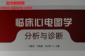 临床心电图学分析与诊断(书签版)电子书pdf百度网盘下载学习