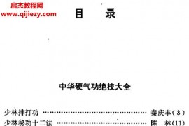 莫文丹编著中华硬气功绝技大全电子书pdf百度网盘下载学习