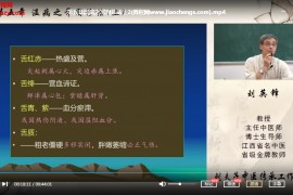 刘英锋温病学高清视频课程51集百度云网盘下载学习