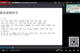 易小生八字命理传承班视频课程20集八字命理教程百度网盘下载学习