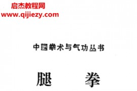 庞林太刘玉福著腿拳电子书pdf百度网盘下载学习