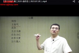 赵作言導引按蹻视频课程合集百度网盘下载学习