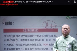 陈红亮双桥老太罗氏筋骨术线上课视频课程30集百度网盘下载学习