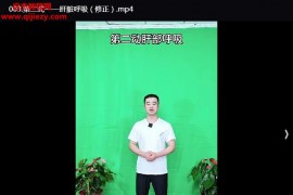 秘传五行呼吸法视频课程8集百度网盘下载学习