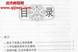 善缘老人著八字合婚中国传统婚配预测方法电子书pdf百度网盘下载学习