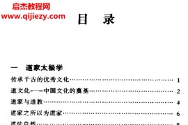陆锦川著道家太极学电子书pdf百度网盘下载学习