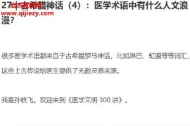 孙轶飞医学文明300讲爆笑医学史音频课程文字资料百度网盘下载学习