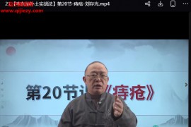 刘存光李东垣补土实战法视频课程23集百度网盘下载学习