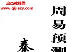 秦伦诗著周易预测应用经验学电子书pdf百度网盘下载学习