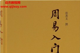 张善文著周易入门电子书pdf百度网盘下载学习