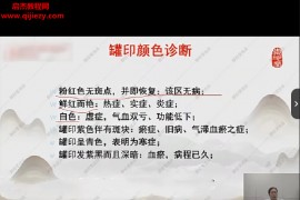 张乐五行排罐术视频课程29集中医罐诊教程百度网盘下载学习