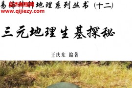 王庆东著三元地理生基探秘电子书pdf百度网盘下载学习
