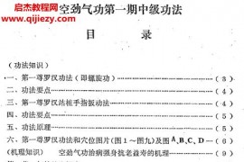 空劲气功电子书pdf8本中国空劲气功术空劲气功初中高级功法外气调气补气法百度网盘下载学习